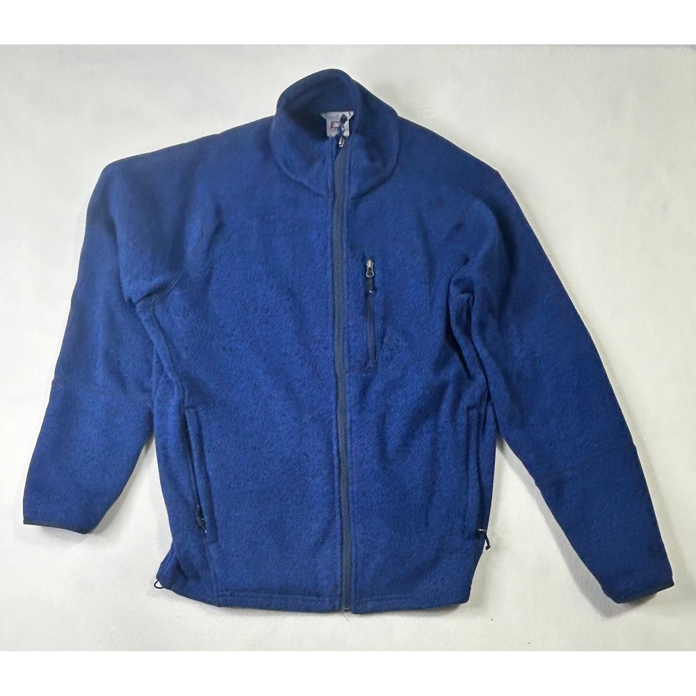 Avalanche Outdoor Inspired Apparel Mens XL Blue Fleece Full Zip Jacket B68 - Picture 1 of 4